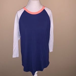 Lularoe Randy Baseball tee
